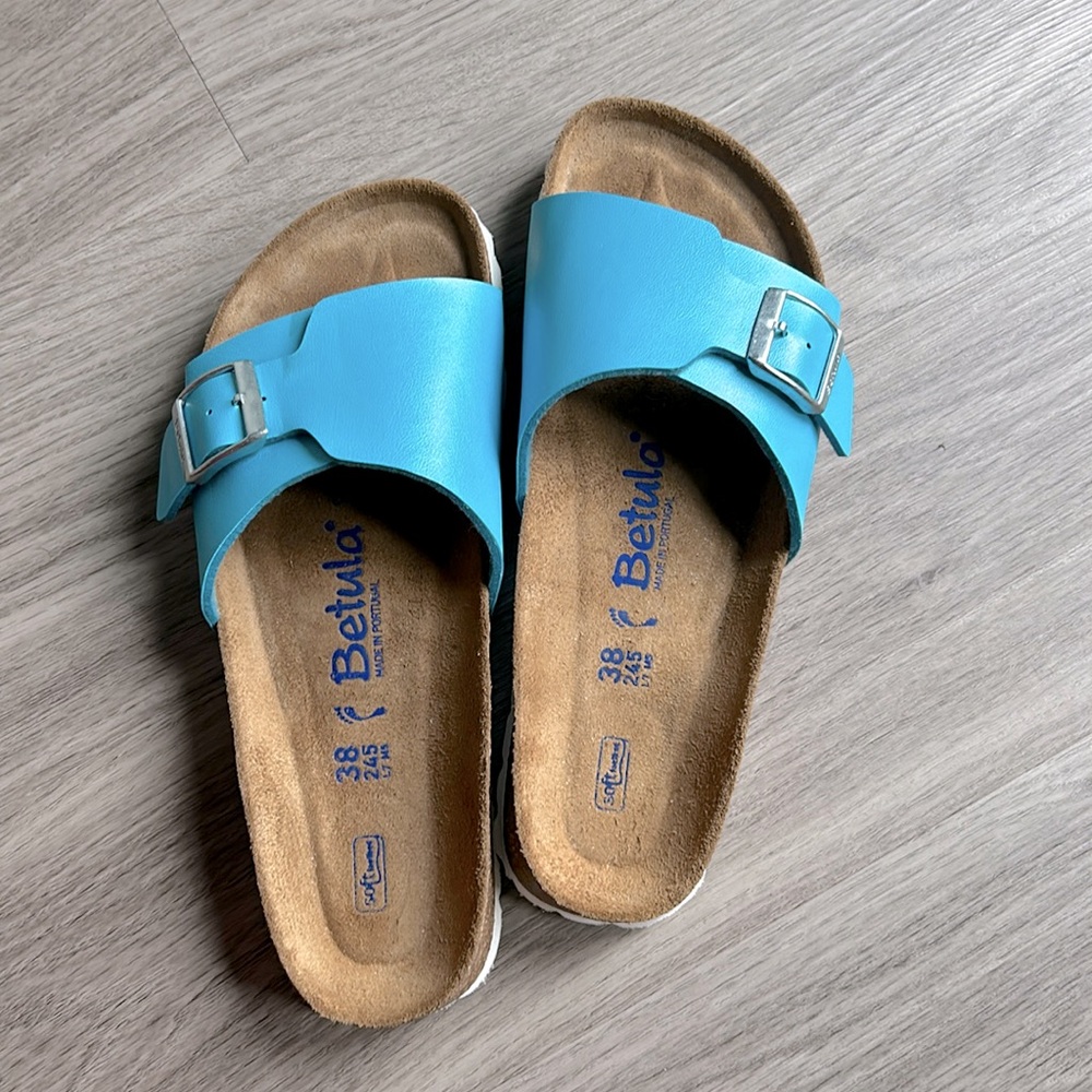 Bétula by Birkenstock Sky Blue Sandals size 38